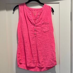 Lily Pulitzer hot pink tank